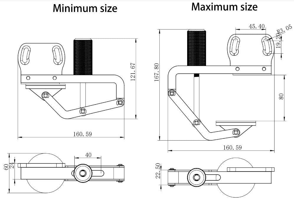 Simagic Alpha Direct Drive Wheel Base Desk Clamp