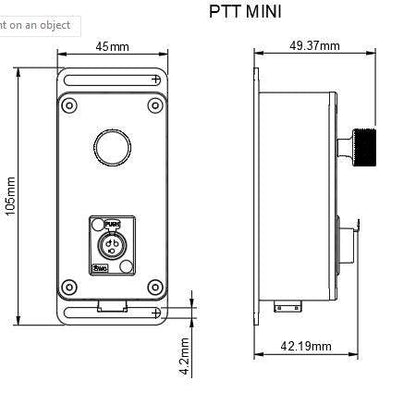 Push To Talk (PTT) Button Box