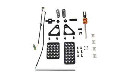 Asetek SimSports La Prima to Forte Pedal Upgrade Kit Disassembled On The Floor