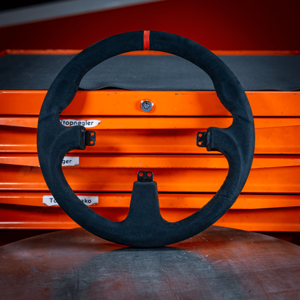 Asetek SimSports Round Comfort+ W Red Stripe Steering Wheel Rim