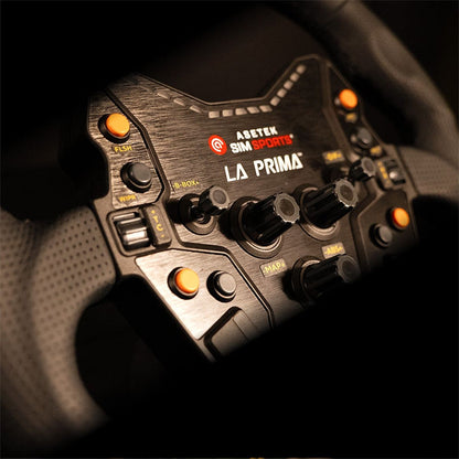 Asetek SimSports Button Label Sticker Sheet - Orange