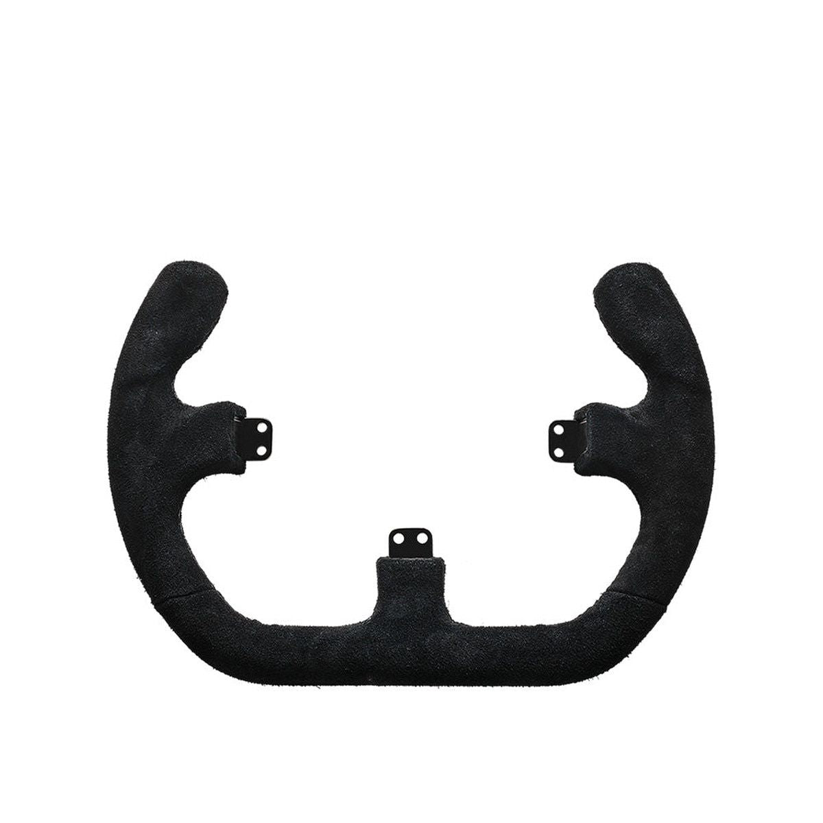 Asetek SimSports Open D Black Suede Steering Wheel Rim