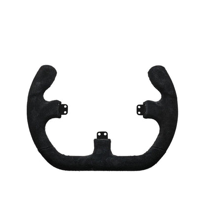 Asetek SimSports Open D Black Suede Steering Wheel Rim