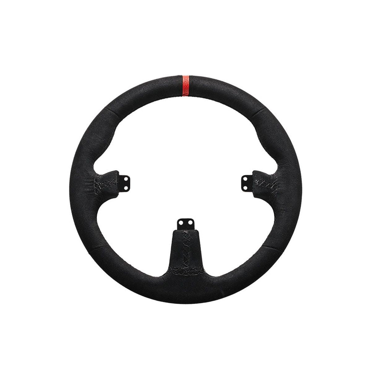 Asetek SimSports Round Comfort+ W Red Stripe Steering Wheel Rim