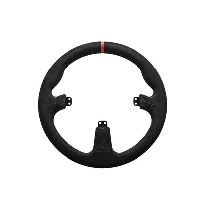 Asetek SimSports Round Comfort+ W Red Stripe Steering Wheel Rim