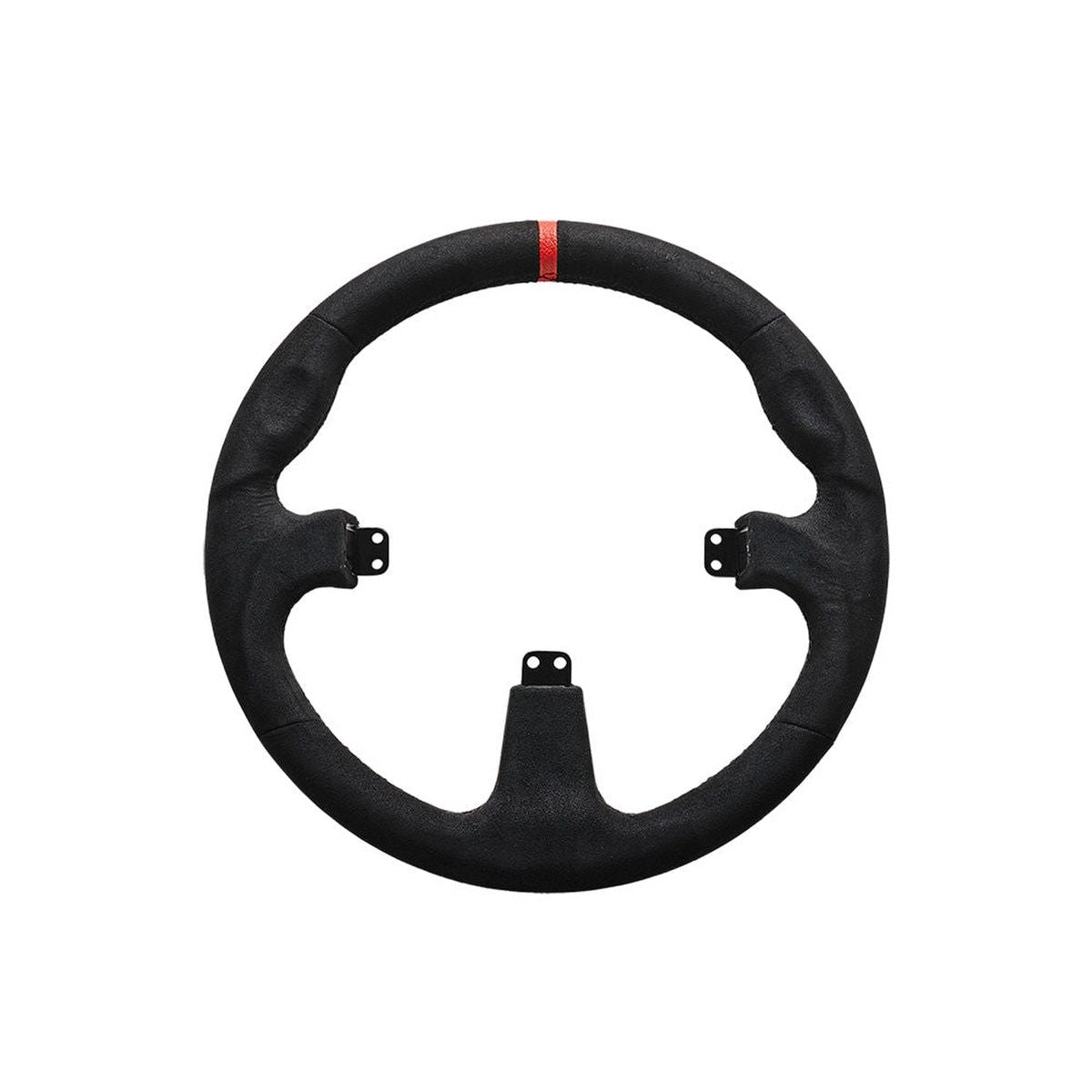 Asetek SimSports Round Comfort+ W Red Stripe Steering Wheel Rim