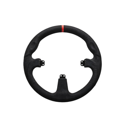 Asetek SimSports Round Comfort+ W Red Stripe Steering Wheel Rim